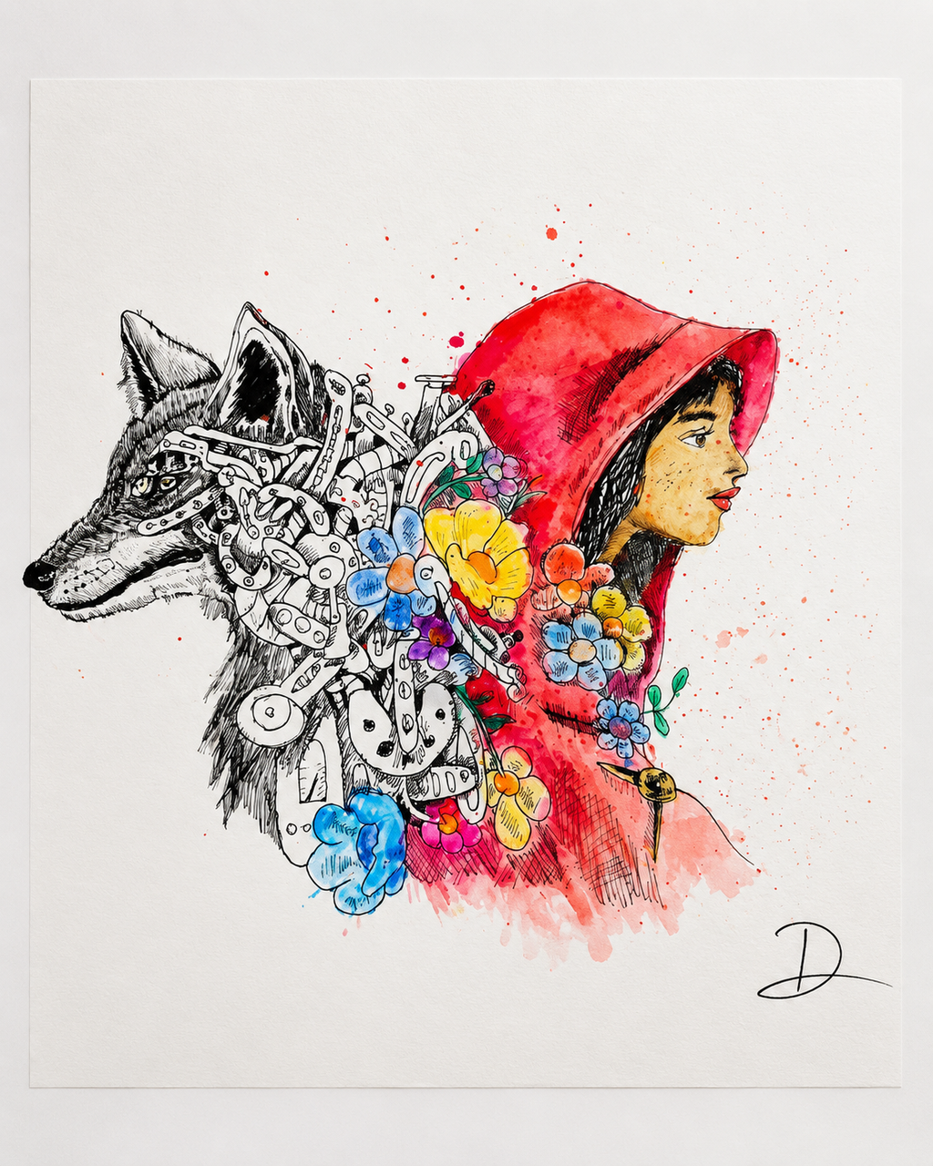 Lámina Fine Art Firmada – Ni el malo es tan malo ni el bueno es tan bueno