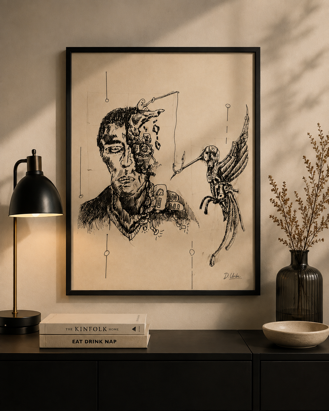 Pescando Colibrís – Lámina Fine Art Firmada