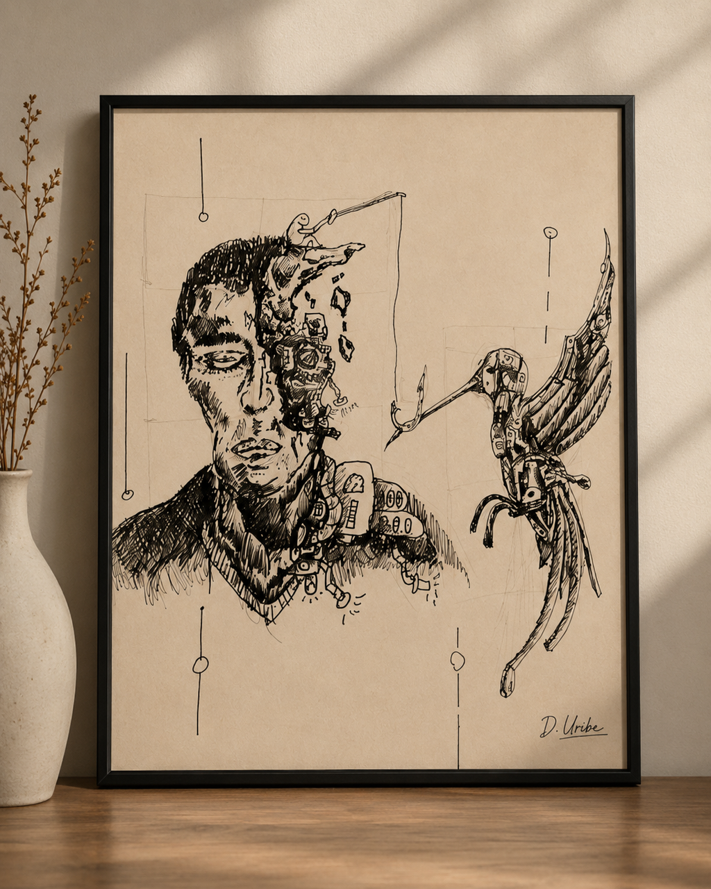 Pescando Colibrís – Lámina Fine Art Firmada