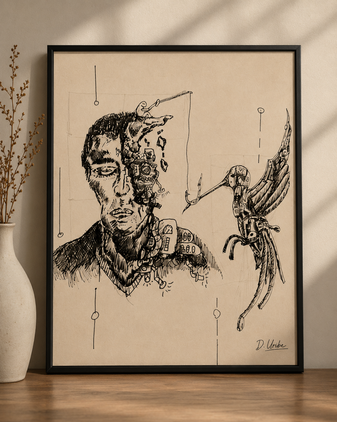 Pescando Colibrís – Lámina Fine Art Firmada