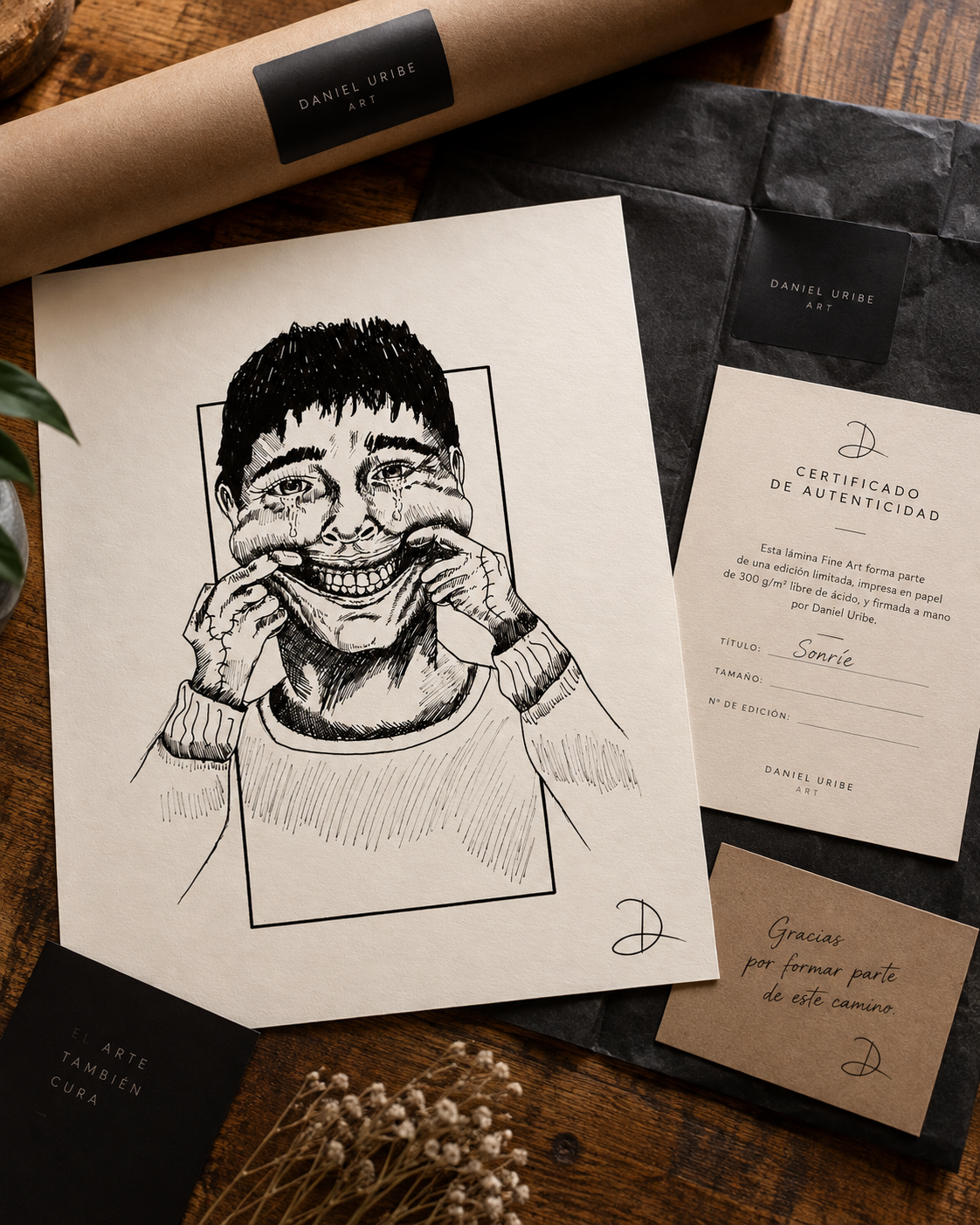 Lámina Fine Art Firmada – Sonríe