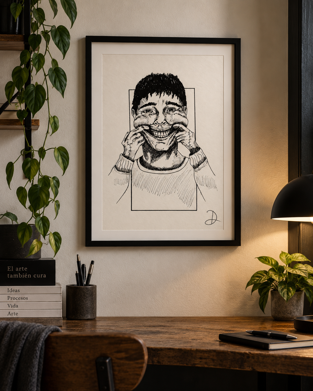 Lámina Fine Art Firmada – Sonríe